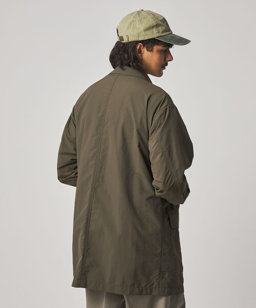 Steven Alan（スティーブンアラン）の「＜Steven Alan＞ サプレックス クラシック ハーフ コート（ステンカラーコート・メンズ・オリーブ/ダークグレー・XL/L/M/S）」の15枚目の写真