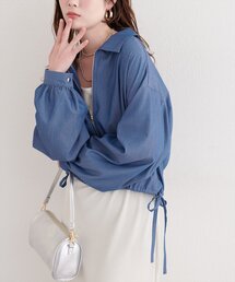 裾ドロストブルゾン