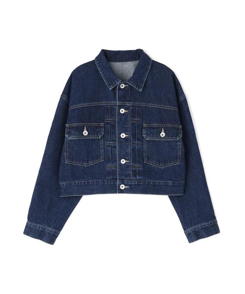 NATURAL BEAUTY BASIC（ナチュラルビューティーベーシック）の「◇ショートデニムジャケット（デニムジャケット・レディース・ネイビー/ブルー系その他3・SMALL/MEDIUM）」の6枚目の写真