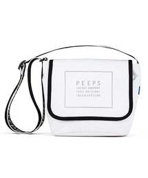 PEEPS（ピープス）の「reflect light mini cross bag(white)（メッセンジャーバッグ）」