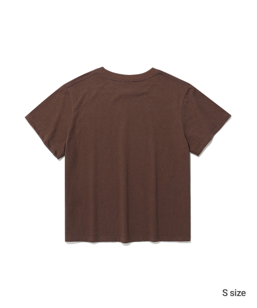 ISTKUNST（イストクンスト）の「KUNST HOUSE BASIC TEE_BROWN(IK2FMMT515A)（Tシャツ/カットソー・レディース・ブラウン・S/L）」の3枚目の写真