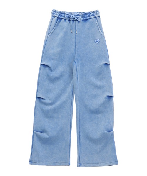 ANAP（アナップ）の「ウォッシュ加工 サイドタック デザイン ボリューム フレア パンツ（その他パンツ・レディース・グレー/ブルー/ブラック・F）」の9枚目の写真