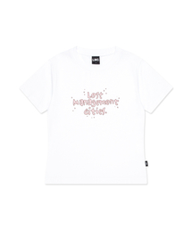 WM FN ドゥードゥル クロップド Tシャツ ホワイト