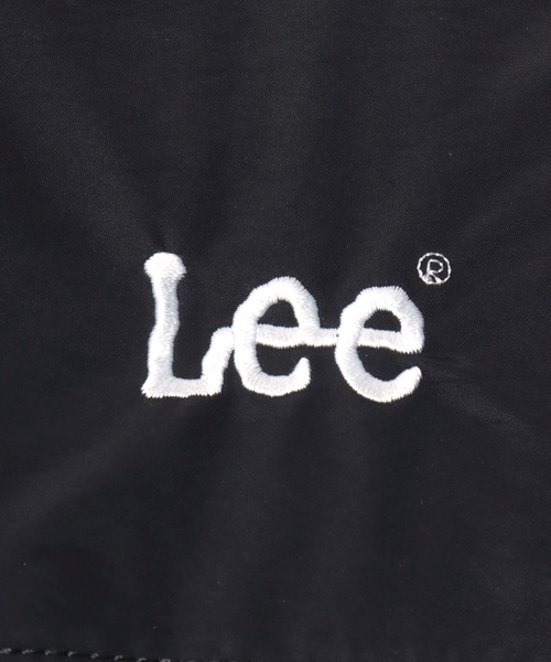 Lee（リー）の「Lee/リー ロゴ ワンポイント刺繍 フラップ ドローコード バックパック/リュックサック/大容量 約17L/レディース メンズ（バックパック/リュック・レディース・ブラック・FREE）」の8枚目の写真