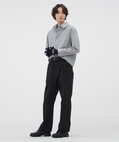 MHL.(エムエイチエル)の「COMPACT COTTON POPLIN SHIRT(シャツ/ブラウス・メンズ・ホワイト系その他3/グリーン系その他5・LARGE/MEDIUM/SMALL)」の7枚目の写真