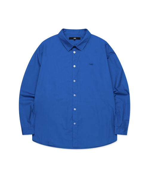 LMCの「ニュークラシックロゴシアーシャツ ブルー(シャツ/ブラウス・レディース・その他・S/M/L)」の1枚目の写真