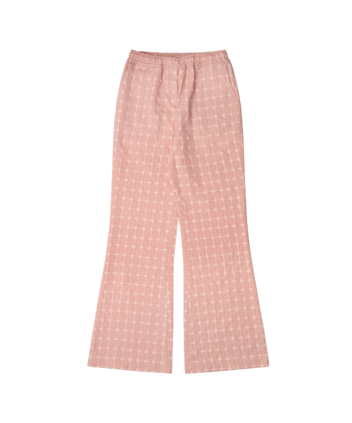 VANONE ATELIER(バノンアトリエ)の「P3195 フラワーブーツカットパンツ_Pink(その他パンツ・レディース・その他・M/S)」の2枚目の写真