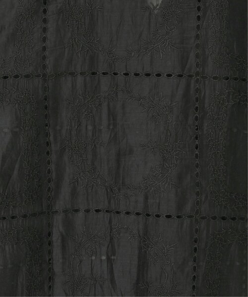 notch.（ノッチ）の「パッチワーク風刺繍シャツ（シャツ/ブラウス・レディース・オフホワイト/ブラック・M）」の3枚目の写真