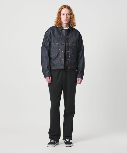 UNITED ARROWS & SONS（ユナイテッドアローズアンドサンズ）の「＜UNITED ARROWS & SONS＞ FADE SWEAT TROUSERS/スウェットパンツ（スウェットパンツ・メンズ・ブラック/レッド・S/M/L/XL）」の2枚目の写真