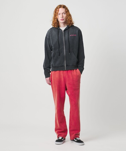 UNITED ARROWS & SONS（ユナイテッドアローズアンドサンズ）の「＜UNITED ARROWS & SONS＞ FADE SWEAT TROUSERS/スウェットパンツ（スウェットパンツ・メンズ・ブラック/レッド・S/M/L/XL）」の4枚目の写真