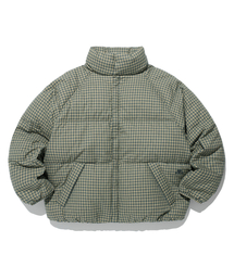 NICE GHOST CLUB（ナイスゴーストクラブ）の「FFATS CHECK DOWN PUFFER_BLUE(NG2EWUB901A)（ダウンジャケット/コート）」