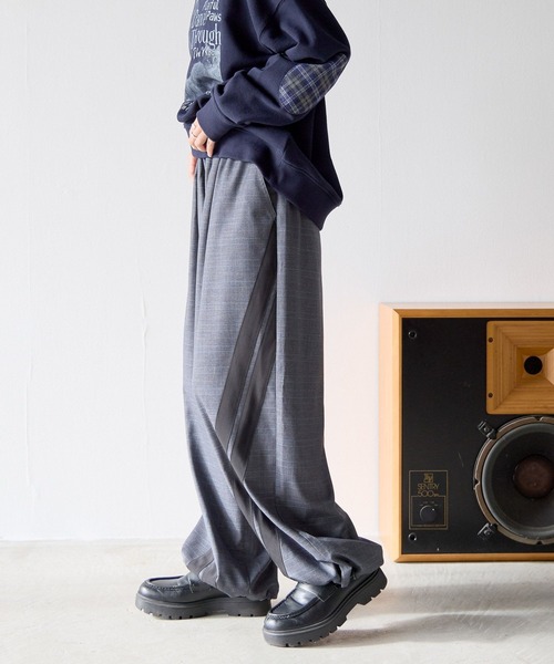 PBLIM（ページボーイリム）の「《UNISEX》チェックラインパンツ（その他パンツ・レディース・ライトグレー/チャコールグレー・MEDIUM/LARGE）」の15枚目の写真