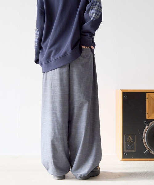 PBLIM（ページボーイリム）の「《UNISEX》チェックラインパンツ（その他パンツ・レディース・ライトグレー/チャコールグレー・MEDIUM/LARGE）」の16枚目の写真