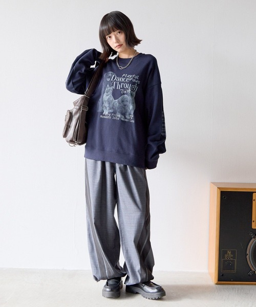 PBLIM（ページボーイリム）の「《UNISEX》チェックラインパンツ（その他パンツ・レディース・ライトグレー/チャコールグレー・MEDIUM/LARGE）」の18枚目の写真