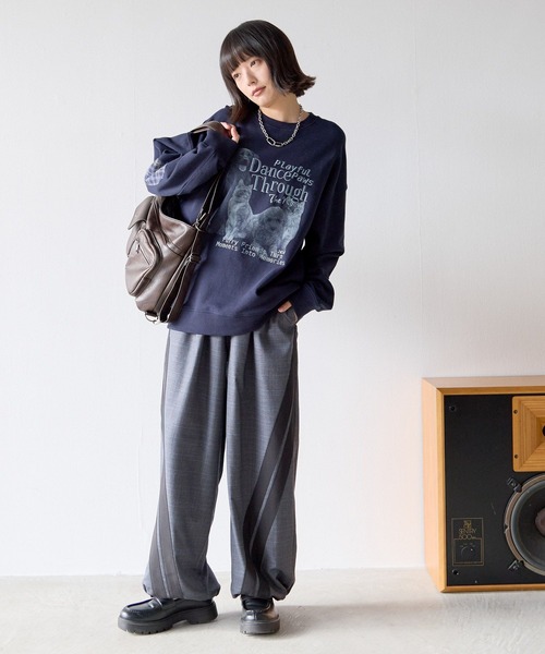 PBLIM（ページボーイリム）の「《UNISEX》チェックラインパンツ（その他パンツ・レディース・ライトグレー/チャコールグレー・MEDIUM/LARGE）」の19枚目の写真