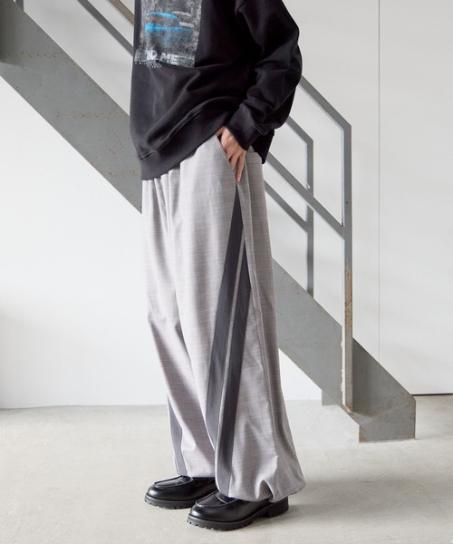 PBLIM（ページボーイリム）の「《UNISEX》チェックラインパンツ（その他パンツ・レディース・ライトグレー/チャコールグレー・MEDIUM/LARGE）」の22枚目の写真