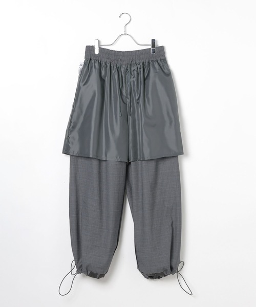 PBLIM（ページボーイリム）の「《UNISEX》チェックラインパンツ（その他パンツ・レディース・ライトグレー/チャコールグレー・MEDIUM/LARGE）」の10枚目の写真