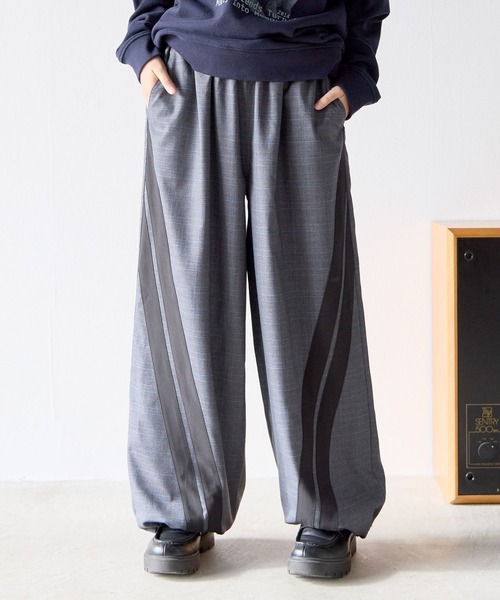 PBLIM（ページボーイリム）の「《UNISEX》チェックラインパンツ（その他パンツ・レディース・ライトグレー/チャコールグレー・MEDIUM/LARGE）」の14枚目の写真