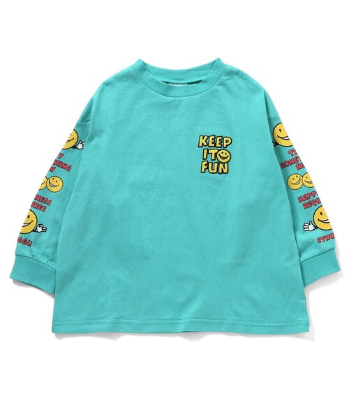 BREEZE（ブリーズ）の「袖モチーフロンT_ジュニア対応（Tシャツ/カットソー・キッズ・ブラック/アイボリー/グリーン・80/90/100/110/120/130/140）」の13枚目の写真