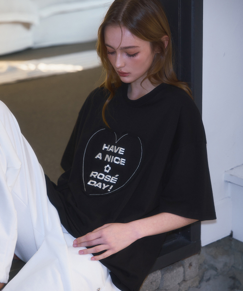 ROSEFRANTZ（ロゼフランツ）の「In the Heart T-shirt [Black]（Tシャツ/カットソー・レディース・ブラック・SMALL）」の3枚目の写真