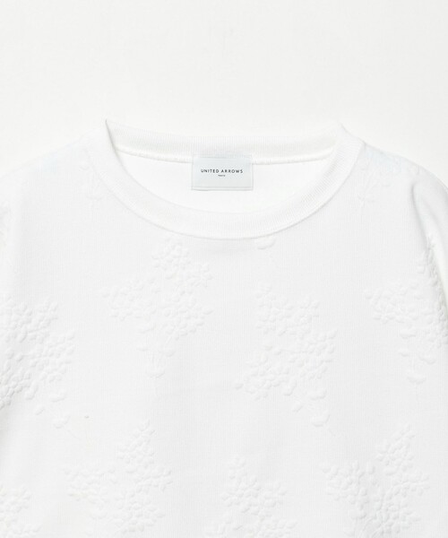 UNITED ARROWS(ユナイテッドアローズ)の「フラワー ジャガード スウェット(スウェット・レディース・ナチュラル/ライトグレー/ホワイト・FREE)」の14枚目の写真