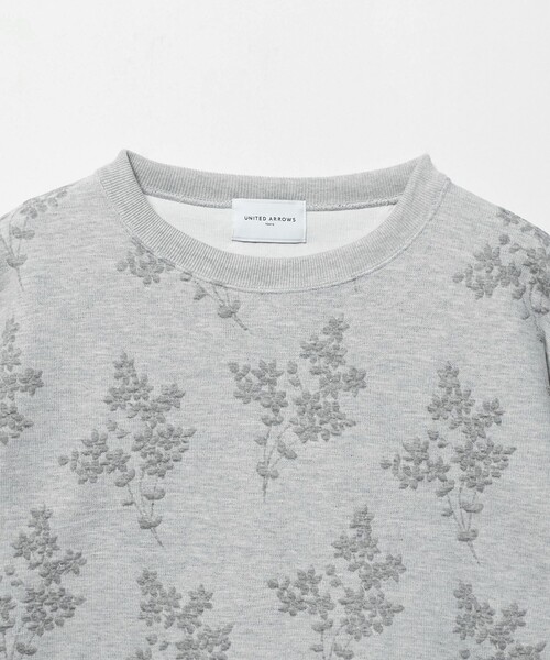 UNITED ARROWS（ユナイテッドアローズ）の「フラワー ジャガード スウェット（スウェット・レディース・ナチュラル/ライトグレー/ホワイト・FREE）」の18枚目の写真