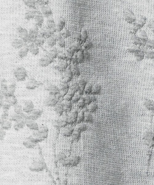 UNITED ARROWS（ユナイテッドアローズ）の「フラワー ジャガード スウェット（スウェット・レディース・ナチュラル/ライトグレー/ホワイト・FREE）」の22枚目の写真