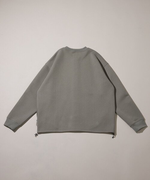 FREAK'S STORE（フリークスストア）の「ビッグシルエット ダンボール ワンポイントロゴ スナップボタン スピンドル スウェットカーディガン（カーディガン/ボレロ・メンズ・その他9/チャコールグレー/オリーブ/ブラック/ライトグレー/ブラウン/ベージュ・LARGE/SMALL/MEDIUM）」の19枚目の写真