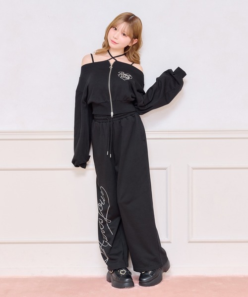 apres jour(アプレジュール)の「【セット着用可能】オフショルジップスウェット(スウェット・レディース・ブラック/オートミール/ピンク・X-LARGE/フリー)」の22枚目の写真