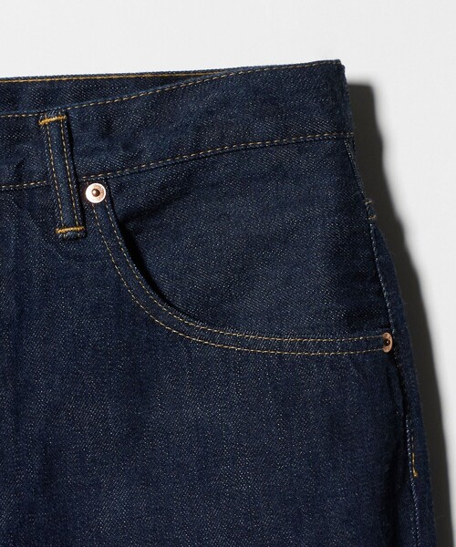 SCYE BASICS（サイベーシックス）の「＜SCYE BASICS＞バギー デニム パンツ（デニムパンツ・メンズ・ネイビー・31inch/29inch/30inch）」の4枚目の写真