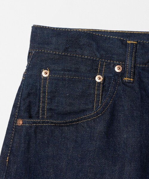 SCYE BASICS（サイベーシックス）の「＜SCYE BASICS＞バギー デニム パンツ（デニムパンツ・メンズ・ネイビー・31inch/29inch/30inch）」の5枚目の写真