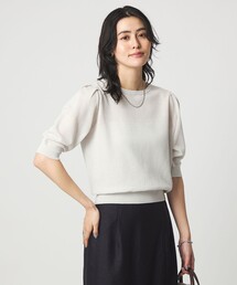 green label relaxing | ハニカム タック スリーブ プルオーバー ニット(ニット/セーター)