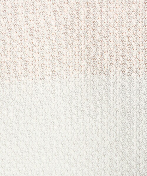 green label relaxing（グリーンレーベルリラクシング）の「ハニカム タック スリーブ プルオーバー ニット（ニット/セーター・レディース・ライトグレー/ライトブルー/ダークブラウン/イエロー・FREE）」の9枚目の写真