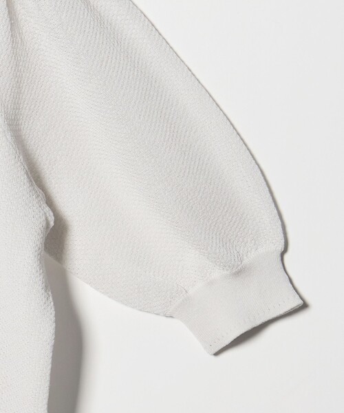 green label relaxing（グリーンレーベルリラクシング）の「ハニカム タック スリーブ プルオーバー ニット（ニット/セーター・レディース・ライトグレー/ライトブルー/ダークブラウン/イエロー・FREE）」の15枚目の写真