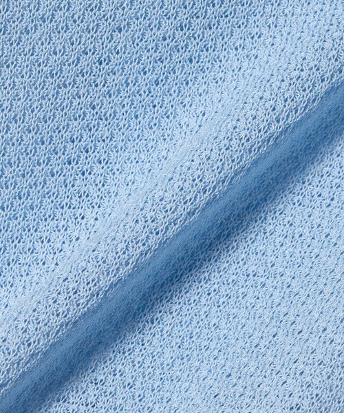 green label relaxing（グリーンレーベルリラクシング）の「ハニカム タック スリーブ プルオーバー ニット（ニット/セーター・レディース・ライトグレー/ライトブルー/ダークブラウン/イエロー・FREE）」の22枚目の写真