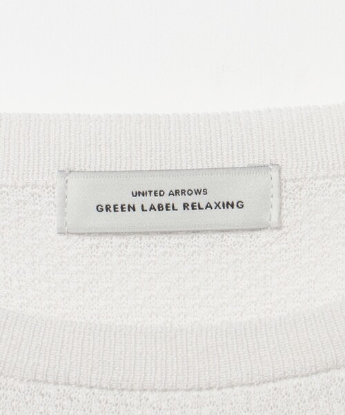 green label relaxing（グリーンレーベルリラクシング）の「ハニカム タック スリーブ プルオーバー ニット（ニット/セーター・レディース・ライトグレー/ライトブルー/ダークブラウン/イエロー・FREE）」の6枚目の写真