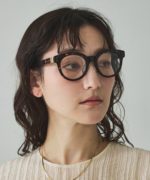 qualite（カリテ）の「【世界が認めた鯖江製】UVカットクリアボストンメガネ（メガネ・レディース・ブラウン/ブラック・フリー）」の18枚目の写真