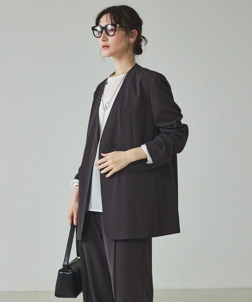 qualite（カリテ）の「【世界が認めた鯖江製】UVカットクリアボストンメガネ（メガネ・レディース・ブラウン/ブラック・フリー）」の19枚目の写真