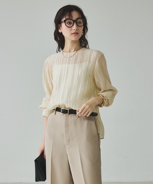 qualite（カリテ）の「【世界が認めた鯖江製】UVカットクリアボストンメガネ（メガネ・レディース・ブラウン/ブラック・フリー）」の21枚目の写真