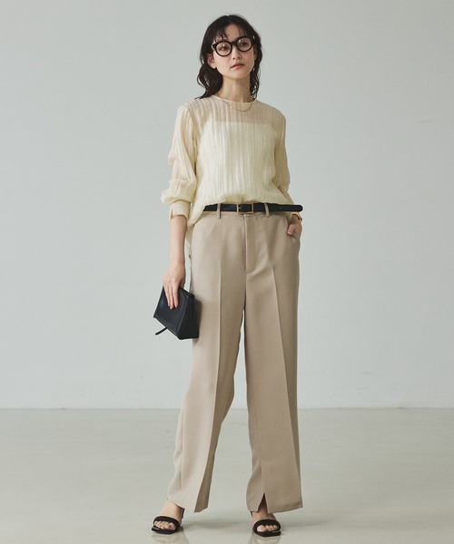 qualite（カリテ）の「【世界が認めた鯖江製】UVカットクリアボストンメガネ（メガネ・レディース・ブラウン/ブラック・フリー）」の11枚目の写真