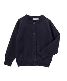 【面接】綿ニットクルーネックカーディガン