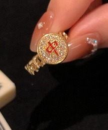 Coo+i（クーイ）の「麻雀牌モチーフオープンリング（リング）」