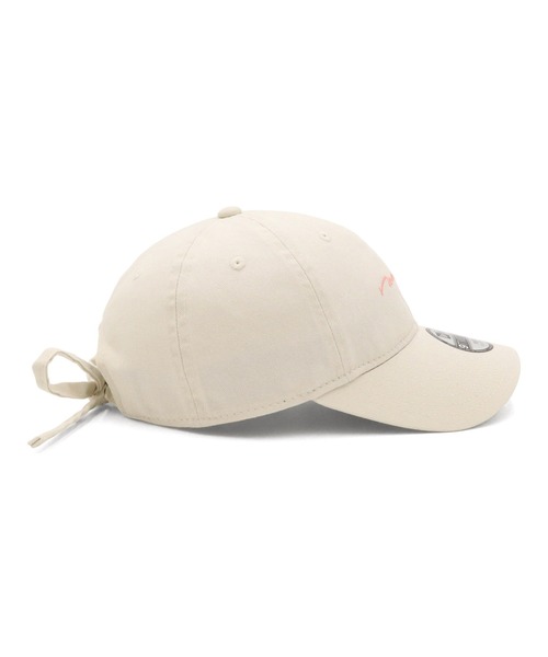 NEW ERA(ニューエラ)の「ニューエラキッズ YOUTH9TWENTY 手書き風ロゴリボンストラップ ONSPOTZ別注(キャップ・キッズ・ブラック/ストーン・52-56cm)」の6枚目の写真