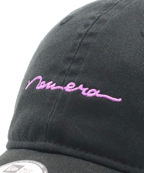 NEW ERA(ニューエラ)の「ニューエラキッズ YOUTH9TWENTY 手書き風ロゴリボンストラップ ONSPOTZ別注(キャップ・キッズ・ブラック/ストーン・52-56cm)」の5枚目の写真