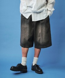 DAWNCE（ダウンス）の「イージーバギーデニムハーフパンツ（デニムパンツ）」