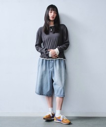 DAWNCE（ダウンス）の「ヴィンテージデザイン デニムハーフパンツ（デニムパンツ）」