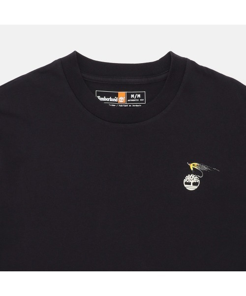 Timberland（ティンバーランド）の「キャッチ＆リリース グラフィック 半袖 Tシャツ ユニセックス（Tシャツ/カットソー・メンズ・ブラック・XX-LARGE/X-LARGE/SMALL/MEDIUM/LARGE）」の6枚目の写真
