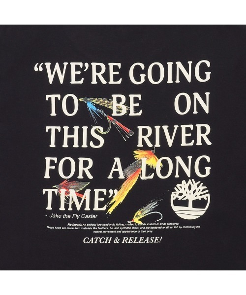 Timberland（ティンバーランド）の「キャッチ＆リリース グラフィック 半袖 Tシャツ ユニセックス（Tシャツ/カットソー・メンズ・ブラック・XX-LARGE/X-LARGE/SMALL/MEDIUM/LARGE）」の3枚目の写真