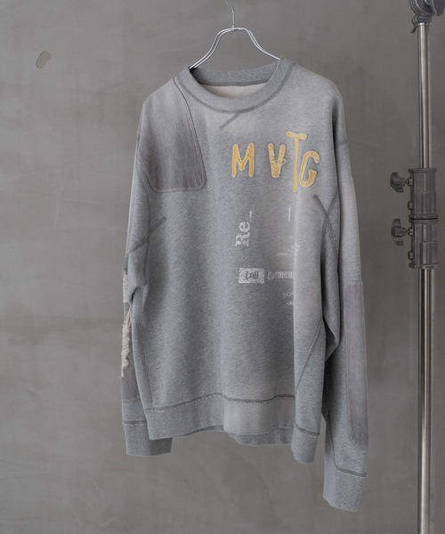 Iroquois（イロコイ）の「HUNTING SWEATSHIRT（スウェット・メンズ・グレー×サックスブルー/グレー/ブラック×ブラック/ホワイト系その他・5/3/4/2）」の3枚目の写真