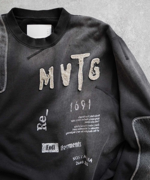 Iroquois（イロコイ）の「HUNTING SWEATSHIRT（スウェット・メンズ・グレー×サックスブルー/グレー/ブラック×ブラック/ホワイト系その他・5/3/4/2）」の10枚目の写真